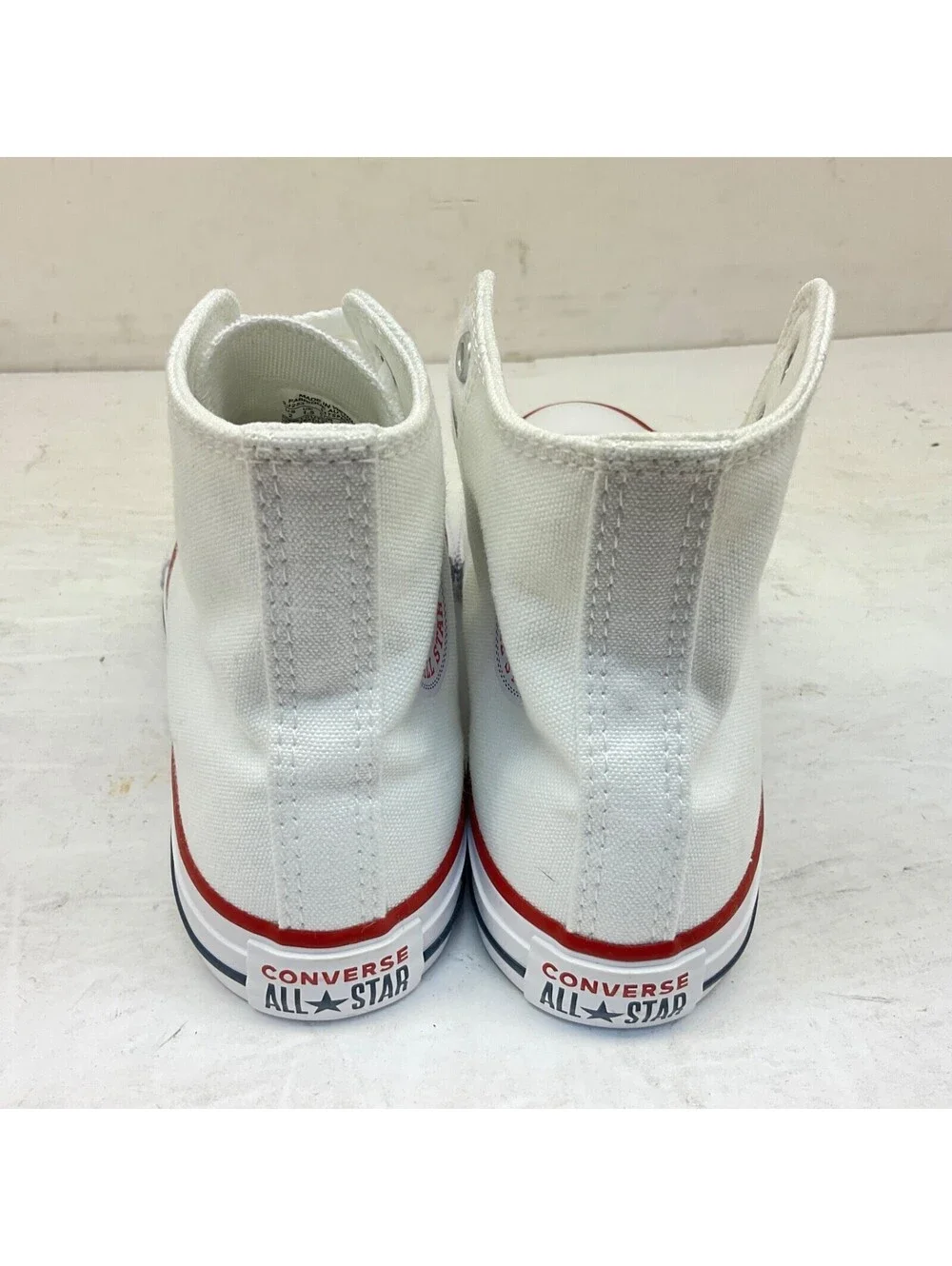 Converse Kid’s Hi-Top Chuck Taylor All-Star Casual Shoes 3J253 White Size 2M